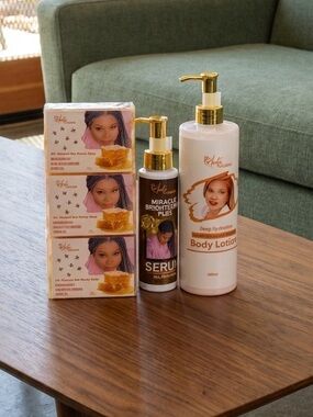 Deep Hydration Body Lotion soap and cream